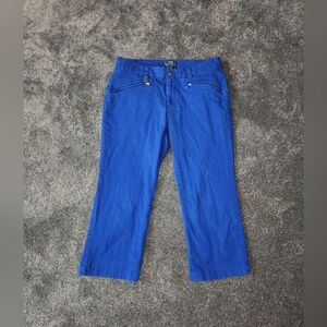 LRL Lauren Ralph Lauren‎ Size 6 Blue Capris/ Cropped Jeans Y2k